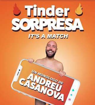 Fechas, información, programa, cartel, imágenes, mapa y ubicación de Andreu Casanova - Tinder Sorpresa (2026)  en  A Coruña
