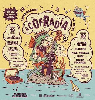 Fechas, información, programa, cartel, imágenes, mapa y ubicación de IV Aniversario A Cofradía  en  Vilanova de Arousa