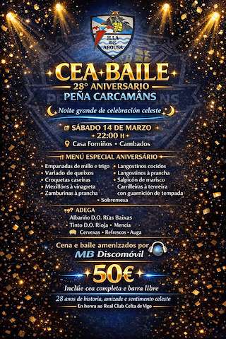 Fechas, información, programa, cartel, imágenes, mapa y ubicación de XXVIII Aniversario Carcamáns (2026)  en  Cambados