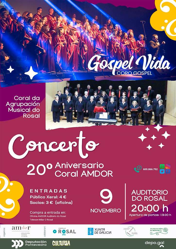 XX Aniversario Coral AMDOR  en O Rosal