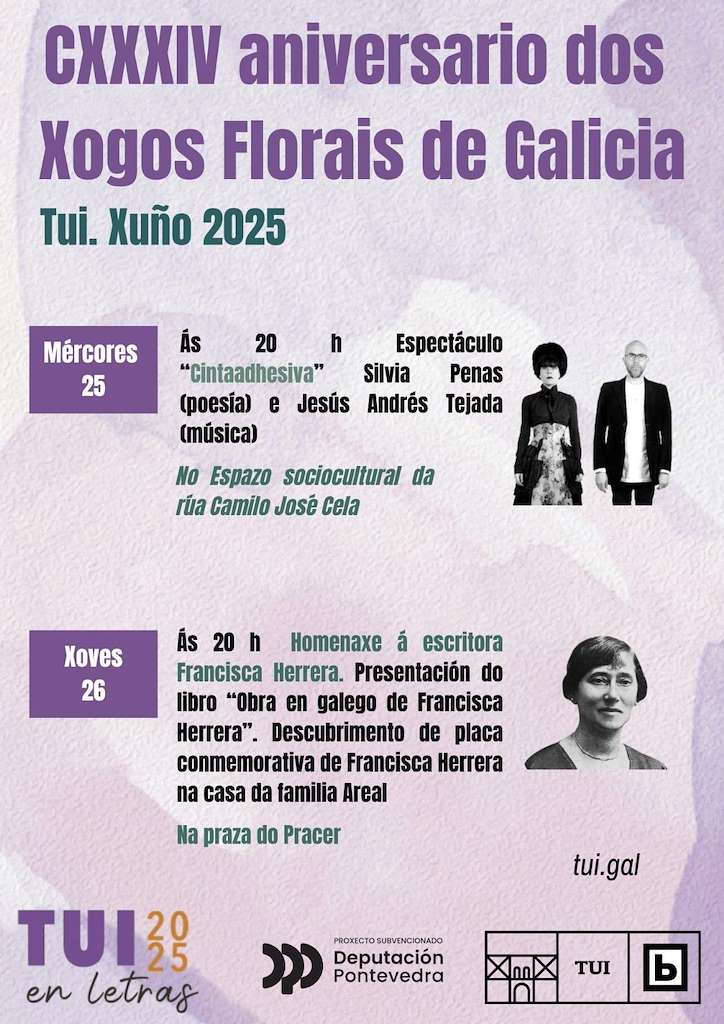 Aniversario dos Xogos Florais de Galicia en Tui