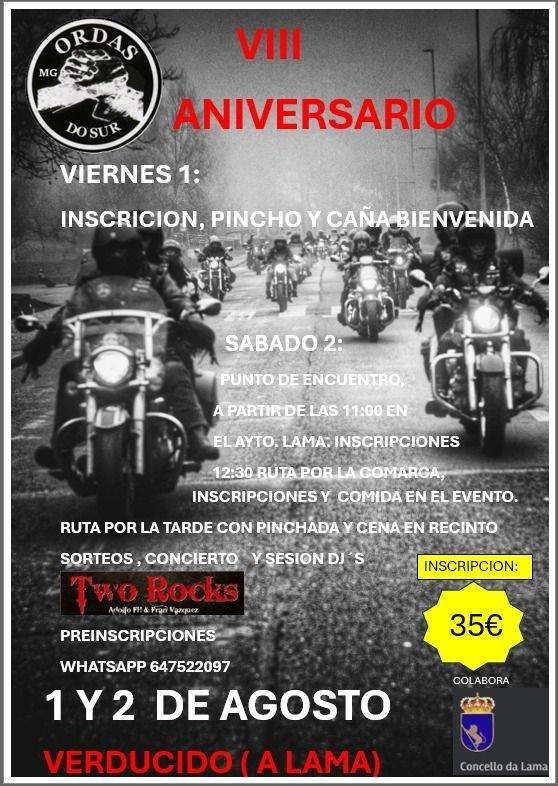 VIII Aniversario Ordas do Sur  (2025) en A Lama
