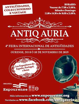 Antiq Auria – Feria Internacional de Antigüedades  en Ourense