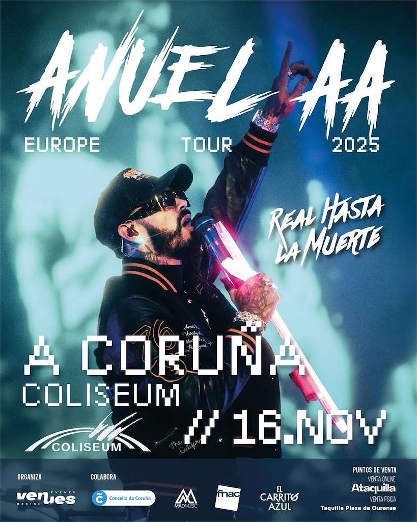 Anuel AA - Real Hasta la Muerte Europe Tour 2025 en A Coruña