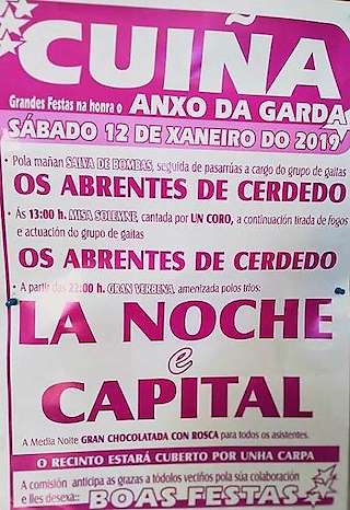 Anxo da Garda de Cuiña en Cerdedo Cotobade
