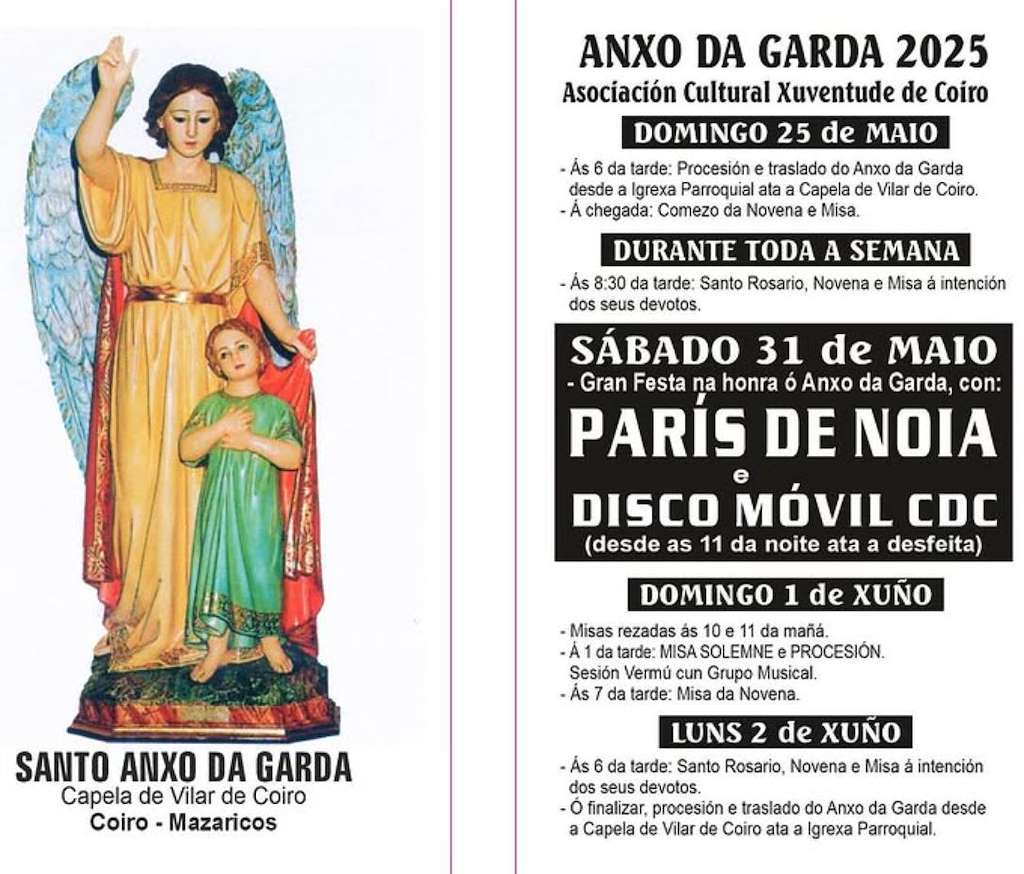 Anxo da Garda de Coiro (2025) en Mazaricos