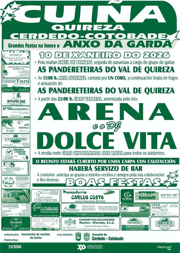 Anxo da Garda de Cuiña  en Cerdedo Cotobade