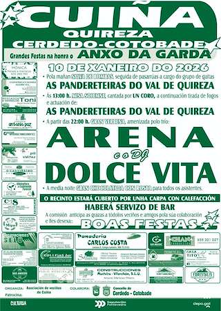 Fechas, información, programa, cartel, imágenes, mapa y ubicación de Anxo da Garda de Cuiña  (2026)  en  Cerdedo-Cotobade