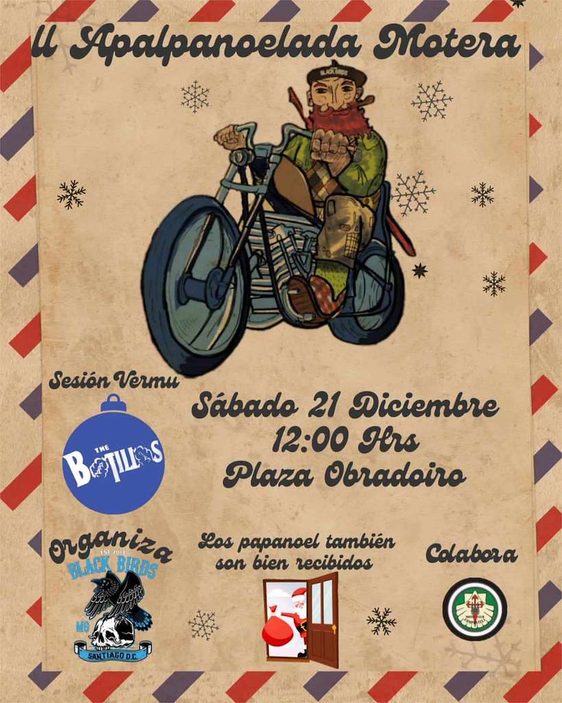 II Apalpanoelada Motera en Santiago de Compostela