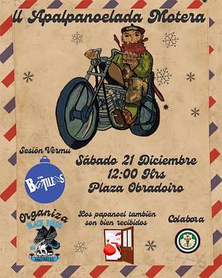 Fechas, información, programa, cartel, imágenes, mapa y ubicación de II Apalpanoelada Motera  en  Santiago de Compostela