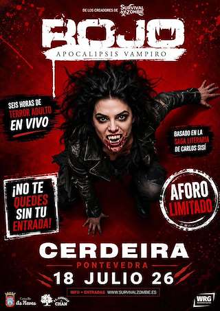 Fechas, información, programa, cartel, imágenes, mapa y ubicación de Apocalipsis Vampiro  (2026)  en  As Neves