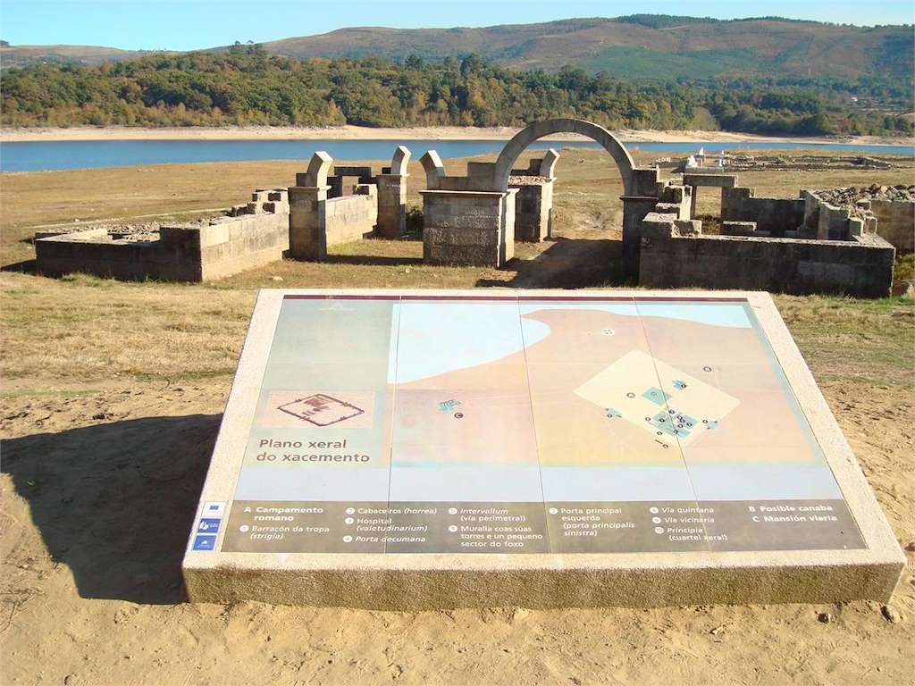 Aquae Querquennae Vía Nova en Bande