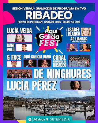 Fechas, información, programa, cartel, imágenes, mapa y ubicación de Aquí Galicia Fest  en  Ribadeo