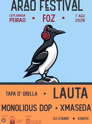 Fechas, información, programa, cartel, imágenes, mapa y ubicación de Arao Festival (2026)  en  Foz