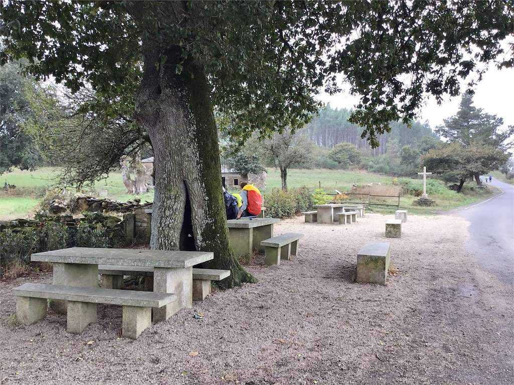 Área de Descanso de Ventas de Narón en Portomarín