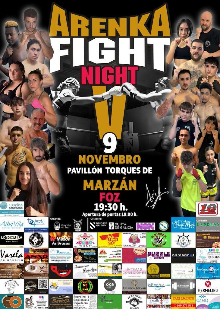 V Arenka Fight Night en Foz