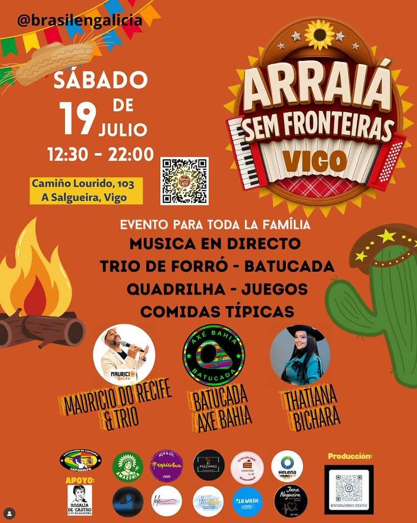 Arraiá sem fronteiras (2025) en Vigo