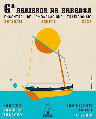 Fechas, información, programa, cartel, imágenes, mapa y ubicación de VI Arribada na Barrosa - Encontro Embarcacións Tradicionais  en  O Grove