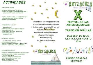 Artealdea - XX Festival de las Artes Escénicas y Tradición Popular en Covelo