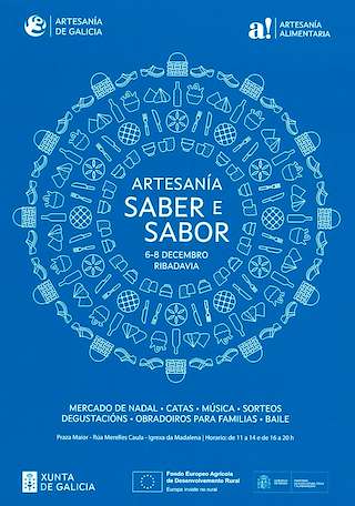 Fechas, información, programa, cartel, imágenes, mapa y ubicación de Artesanía Saber e Sabor  en  Ribadavia