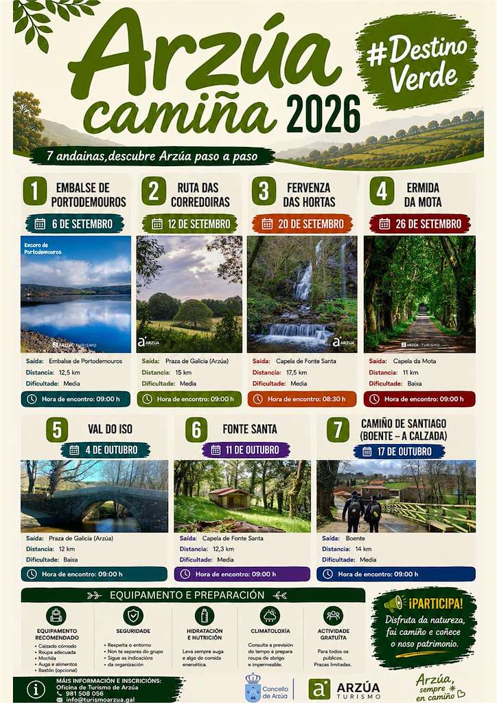Arzúa Camiña - Ruta das Corredoiras (2026)