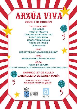 Fechas, información, programa, cartel, imágenes, mapa y ubicación de XVIII Arzúa Viva