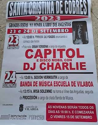 As Angustias de Santa Cristina de Cobres en Vilaboa