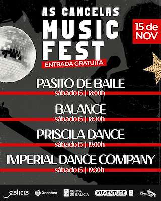 Fechas, información, programa, cartel, imágenes, mapa y ubicación de As Cancelas Music Fest (2025)  en  Santiago de Compostela