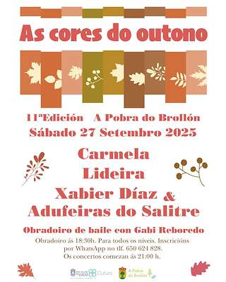 Fechas, información, programa, cartel, imágenes, mapa y ubicación de XI As Cores do Outono  en  A Pobra do Brollón