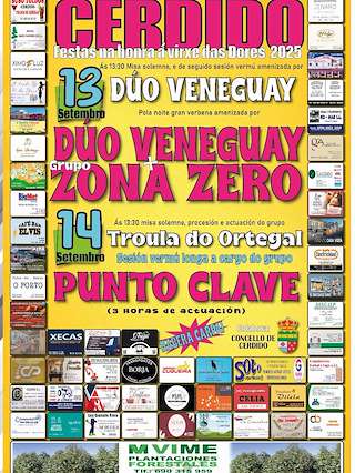 Fechas, información, programa, cartel, imágenes, mapa y ubicación de As Dores  en  Cerdido