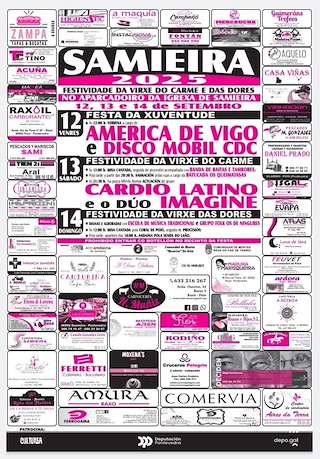 Fechas, información, programa, cartel, imágenes, mapa y ubicación de As Dores de Samieira (2026)  en  Poio