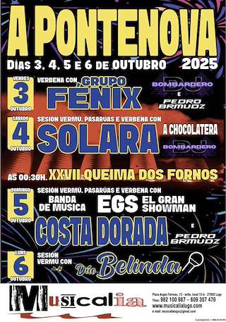 Fechas, información, programa, cartel, imágenes, mapa y ubicación de As Feiras - XXVII Queima dos Fornos  en  A Pontenova