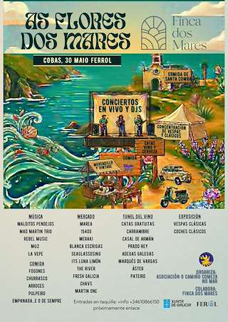 Fechas, información, programa, cartel, imágenes, mapa y ubicación de As Flores dos Mares (2026)  en  Ferrol