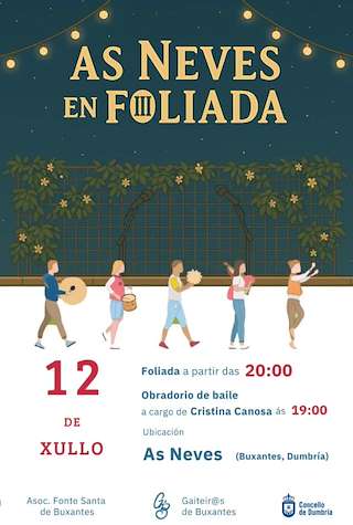 Fechas, información, programa, cartel, imágenes, mapa y ubicación de III As Neves en Foliada  en  Dumbría