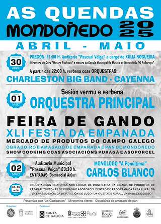 Fechas, información, programa, cartel, imágenes, mapa y ubicación de As Quendas  en  Mondoñedo