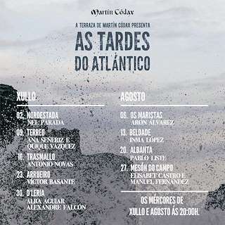 Fechas, información, programa, cartel, imágenes, mapa y ubicación de As Tardes do Atlántico  en  Cambados