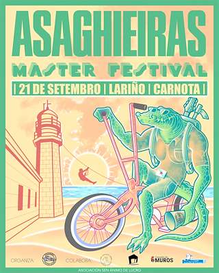 Fechas, información, programa, cartel, imágenes, mapa y ubicación de Asaghieiras Master Festival de Lariño  en  Carnota