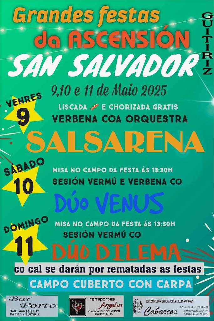 Ascensión de San Salvador de Parga (2025) en Guitiriz
