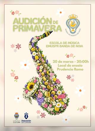 Fechas, información, programa, cartel, imágenes, mapa y ubicación de Audición de Primavera (2026)  en  Noia