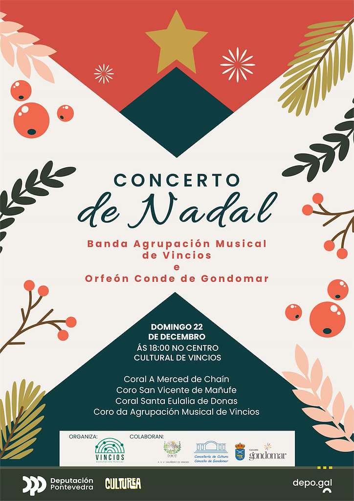 Audicións e Concerto de Nadal de Vincios en Gondomar