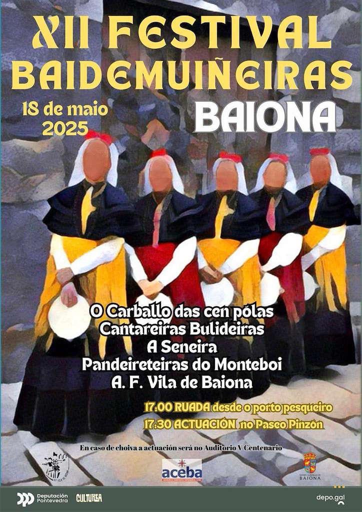 XII Baidemuiñeiras (2025) en Baiona