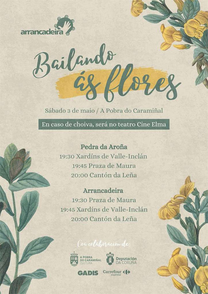 Bailando as Flores (2025) en A Pobra do Caramiñal