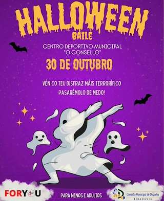 Baile Meigo de Halloween en Ribadavia