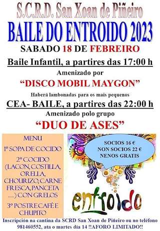Baile de Carnaval de San Xoan de Piñeiro  en Mugardos