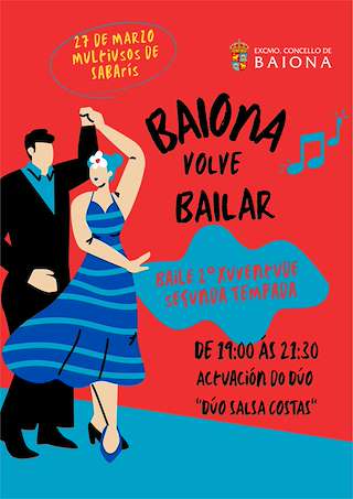 Fechas, información, programa, cartel, imágenes, mapa y ubicación de Baile da Segunda Xuventude de Sabarís (2026)  en  Baiona