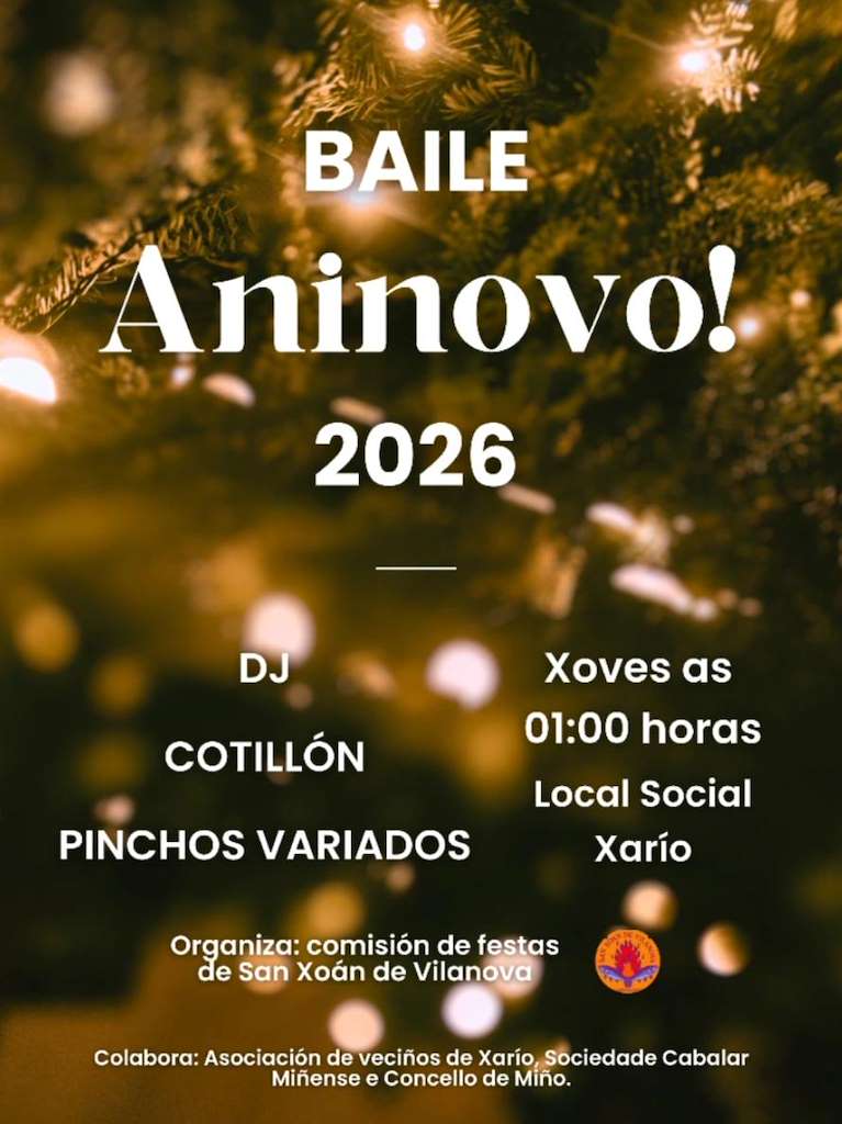 Baile de Año Nuevo de Vilanova en Miño