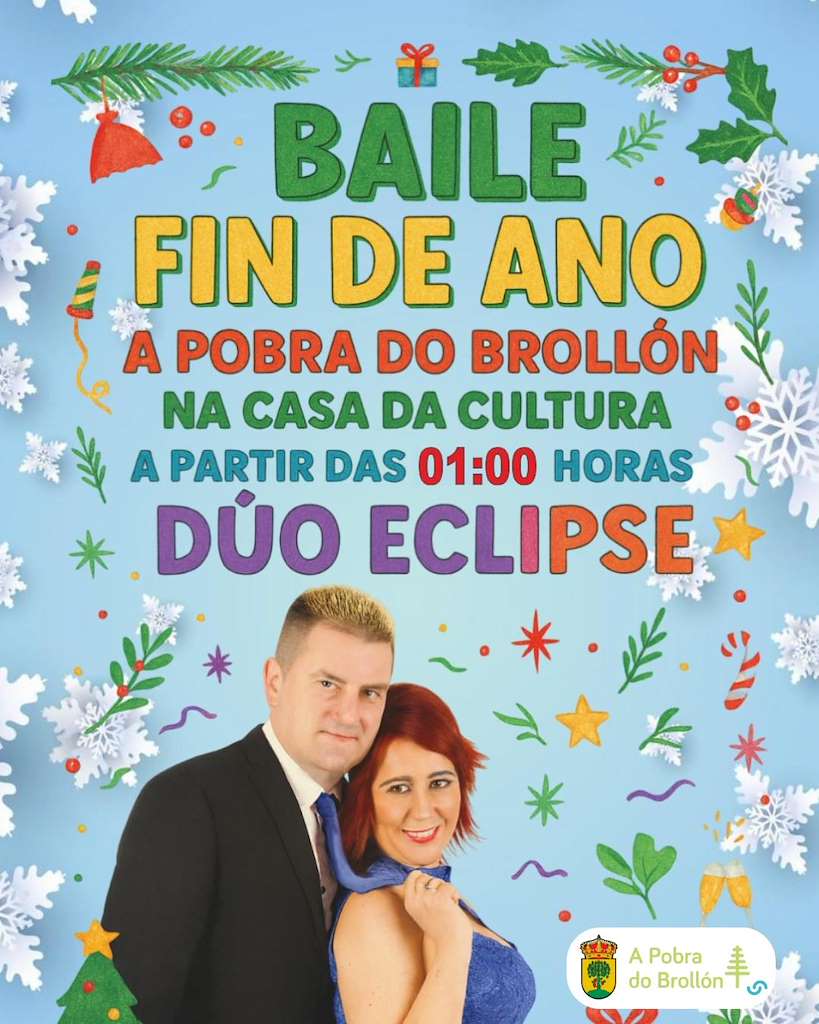 Baile de Fin de Año en A Pobra do Brollón
