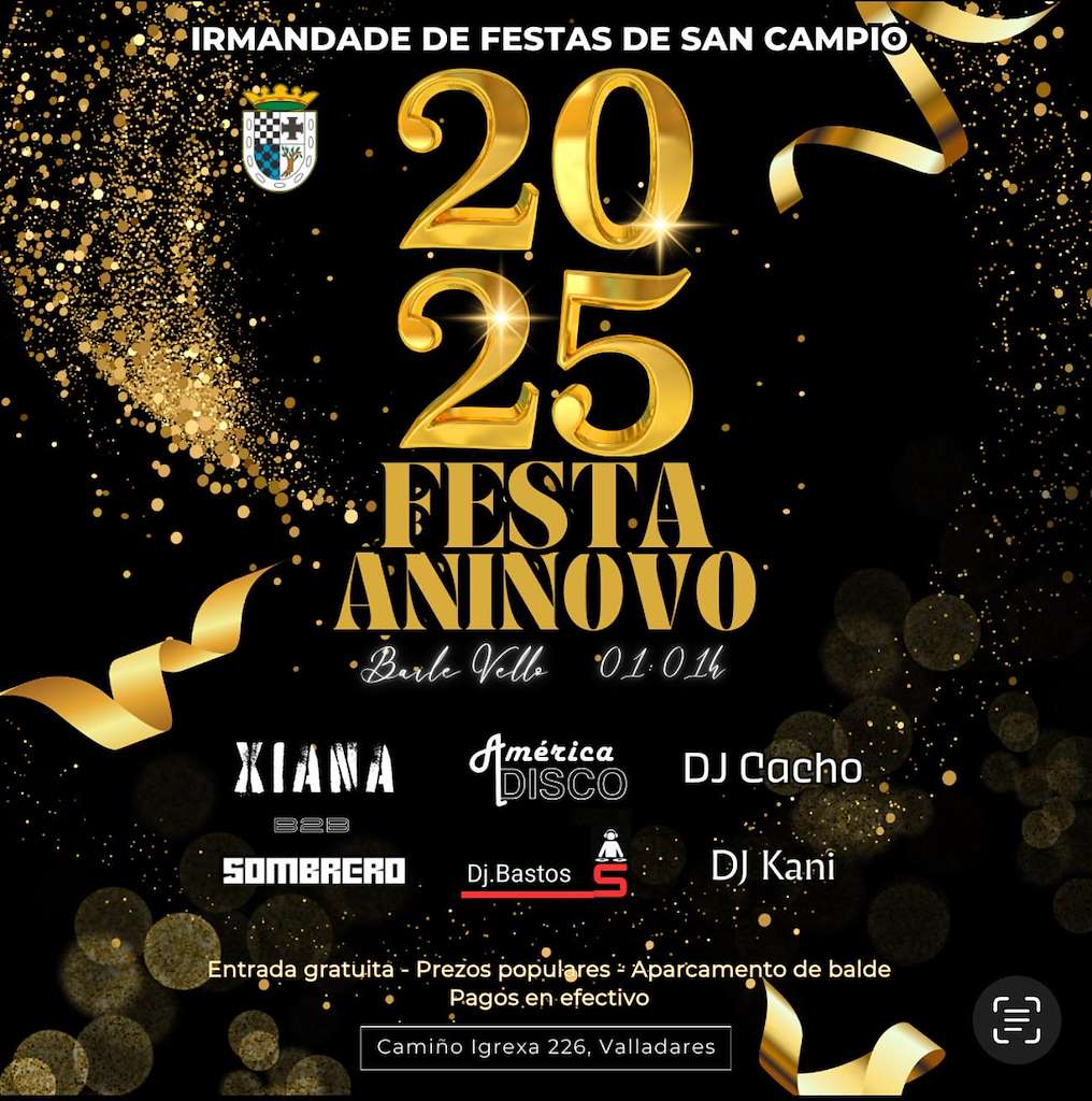 Baile de Fin de Ano en Valadares en Vigo