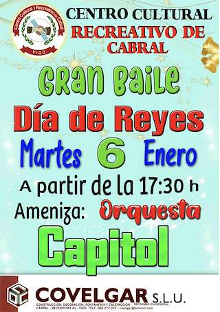 Fechas, información, programa, cartel, imágenes, mapa y ubicación de Baile de Reyes de Cabral (2026) en Vigo