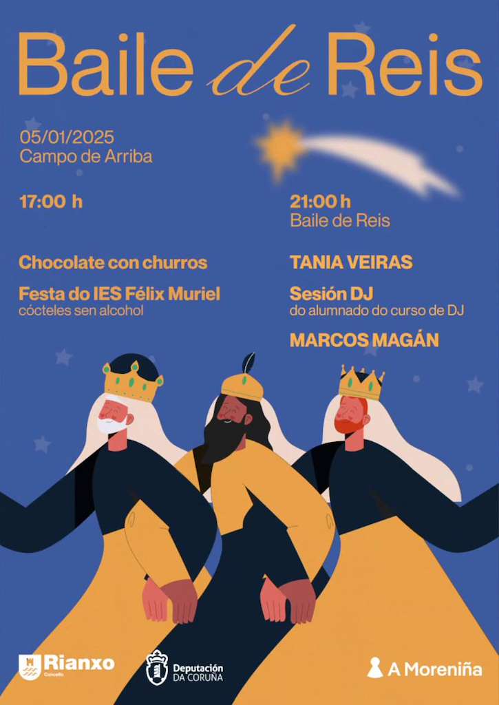 Baile de Reis  en Rianxo